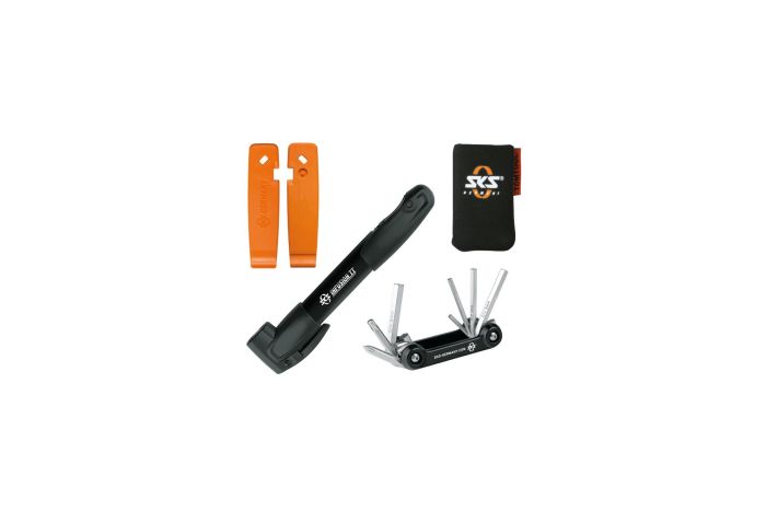 SKS Germany Set - Minipumpe, Mini-Tool, Reifenheber