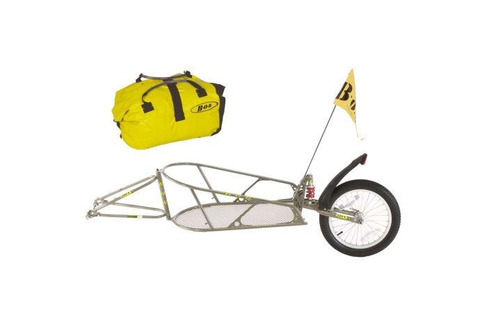 Croozer Bob Ibex Lastenanhänger mit Tasche, gefedert 28 Zoll