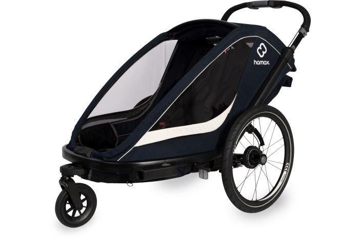 Hamax Breeze Two mit Deichsel und Buggyrad