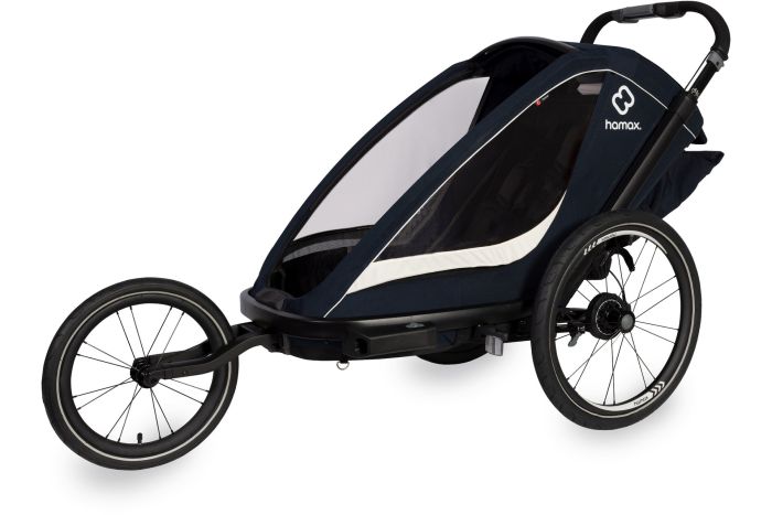 Hamax Breeze One mit Deichsel und Buggyrad