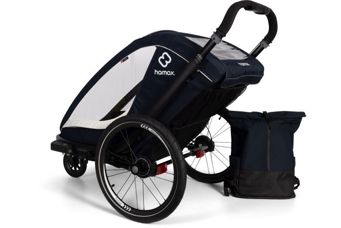Hamax Breeze One mit Deichsel und Buggyrad