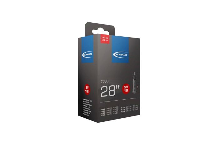 Schwalbe SV18 Extra Light Schlauch 28 Zoll - 40 mm