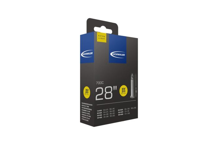 Schwalbe SV20 Extra Light Schlauch 28 Zoll - 60 mm