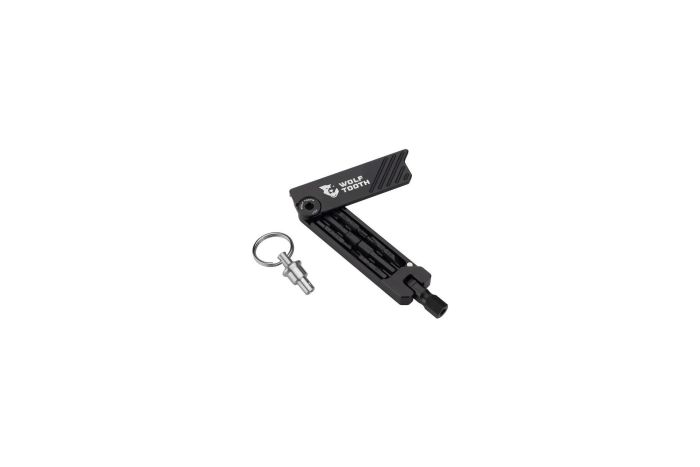 Wolftooth 6-Bit Hex Wrench Multitool mit Schlüsselanhänger