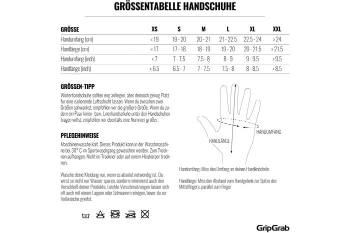 GRIPGRAB Windster 2 Windproof Winter Langfinger Handschuhe