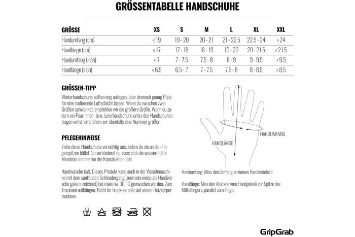 GRIPGRAB Polaris 2 Waterproof Winter Langfinger Handschuhe