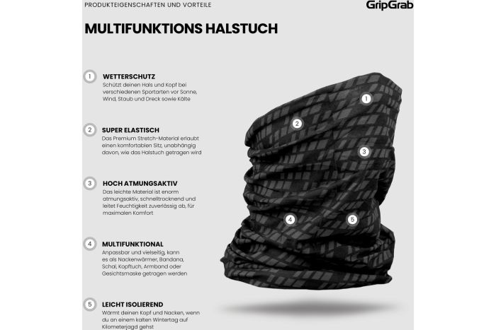GRIPGRAB Multifunctional Neck Warmer