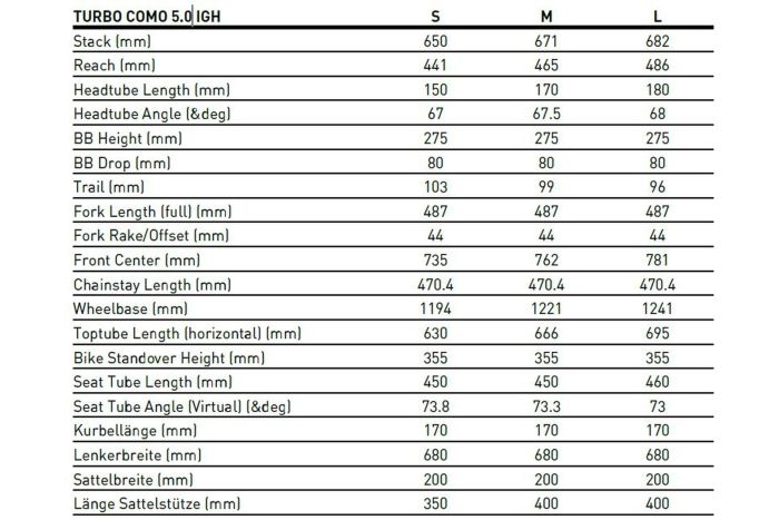 Specialized Como 5.0 IGH - 710 Wh - 27,5 Zoll - Tiefeinsteiger - 2023