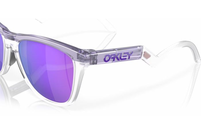 Oakley Frogskins Hybrid Matte Trans Lilac/Clear - Prizm Violet