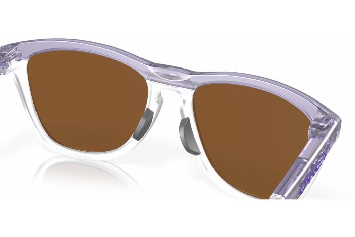 Oakley Frogskins Hybrid Matte Trans Lilac/Clear - Prizm Violet