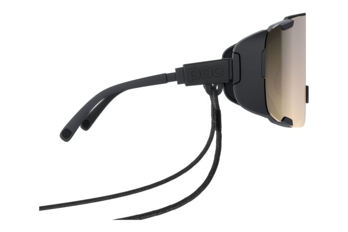 POC Devour Ultra - Uranium Black/Clarity Trail/ Silver