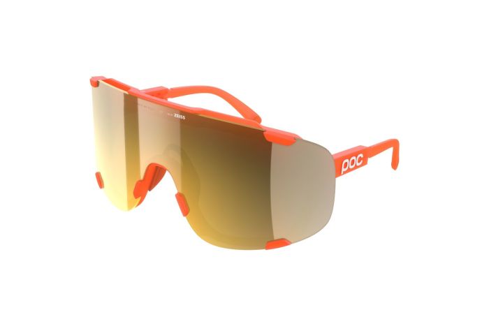 POC Devour WF - Fluo. Orange Translucent/Clarity Road/Gold