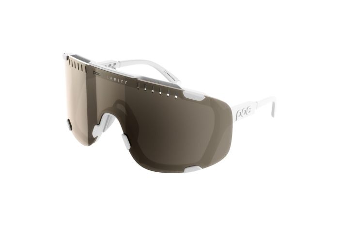 POC Devour - Hydrogen White/Clarity Trail /Partly Sunny Silver