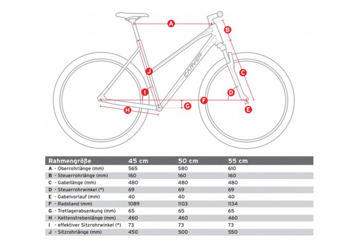 Carver Route 140 30s - 28 Zoll - Damen Sport - 2024
